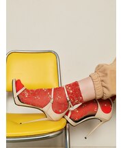 花と実フロートショートソックス