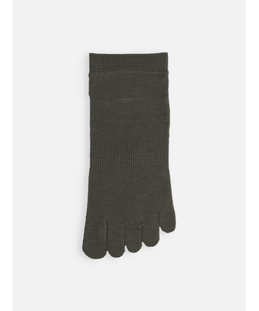 【絹肌Labo】シルクの五本指ショートソックス