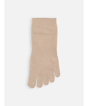 【絹肌Labo】シルクの五本指ショートソックス