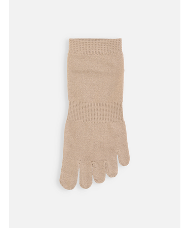 【絹肌Labo】シルクの五本指ショートソックス