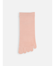 【絹肌Labo】シルクの五本指ショートソックス