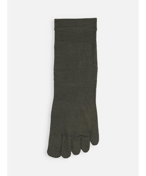 【絹肌Labo】シルクの五本指ショートソックス(24.0～26.0cm)