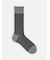 【Tabio MEN】JQストライプ柄レギュラーソックス(27.0～29.0cm)