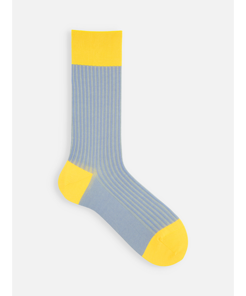 【Tabio MEN】JQストライプ柄レギュラーソックス(27.0～29.0cm)