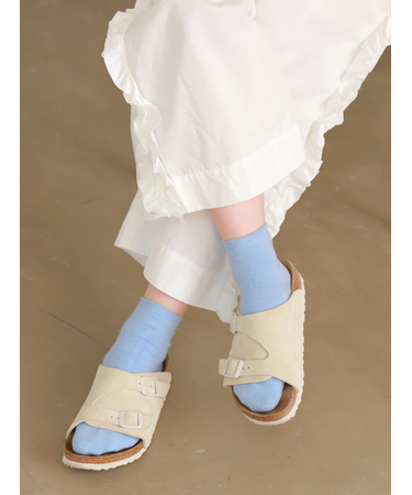 【定番】コットンブレンドショートソックス