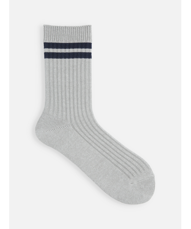 カジュアル2本ラインソックス