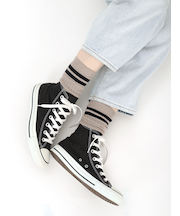 カジュアル2本ラインソックス