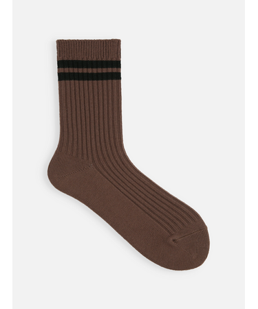 カジュアル2本ラインソックス