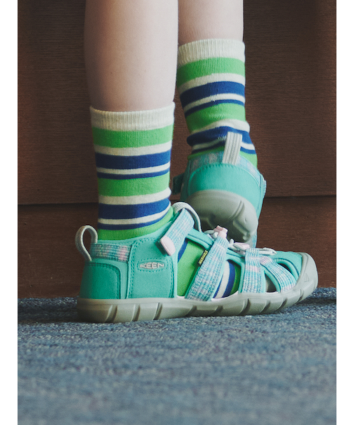 キッズ マルチボーダーソックス16～18cm