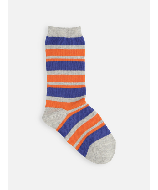 キッズ マルチボーダーソックス19～21cm