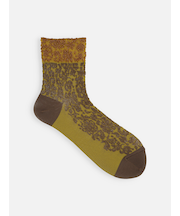 ゴム口ラメレースフロートショートソックス