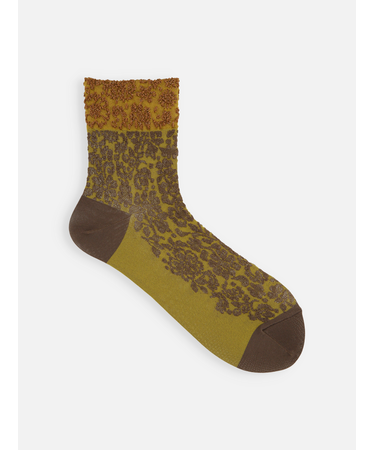 ゴム口ラメレースフロートショートソックス