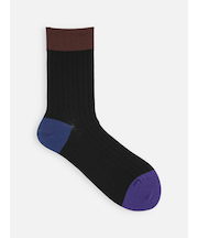 薄手3面切替ショートソックス