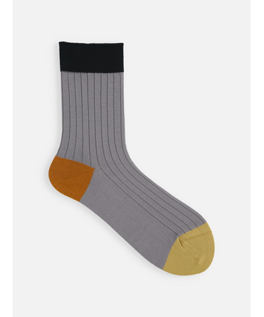 薄手3面切替ショートソックス