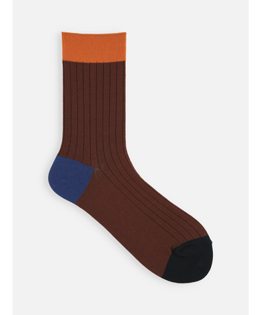 薄手3面切替ショートソックス