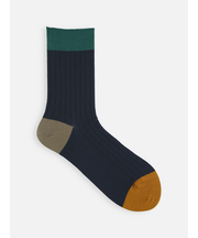 薄手3面切替ショートソックス