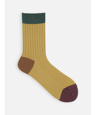 薄手3面切替ショートソックス