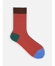 薄手3面切替ショートソックス