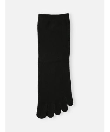 無地五本指ショートソックス