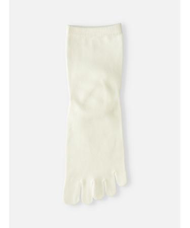 無地五本指ショートソックス