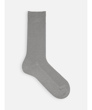 【Tabio MEN】定番/綿混2×2リブレギュラーソックス