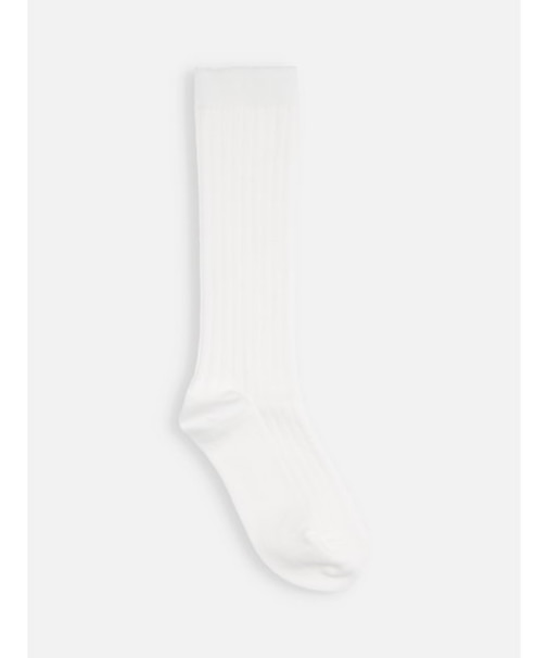 キッズ 表糸コットン100％で毛玉が出来にくい:リブハイソックス16～18cm【カスタム刺繍対応】