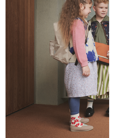 キッズ フラワーソックス16～18cm