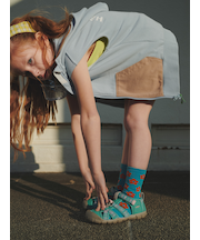 キッズ フラワーソックス16～18cm