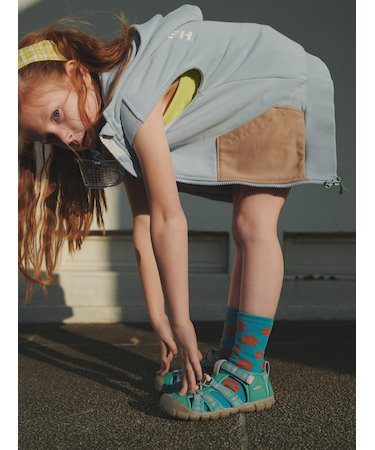 キッズ フラワーソックス19～21cm