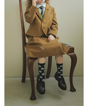 キッズ フラワーソックス19～21cm