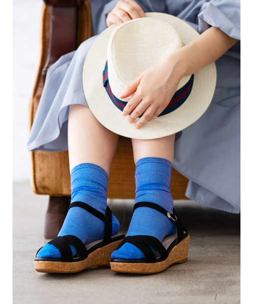 透けホログラムソックス