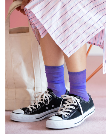 透けホログラムソックス