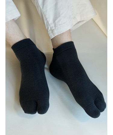 【Tabio MEN】パイル足袋スニーカー丈ソックス（27.0～29.0cm）