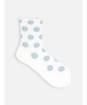 【冷感ドライ】マーガレットメッシュショートソックス