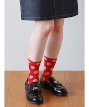 【冷感ドライ】マーガレットメッシュショートソックス