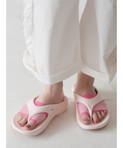 ボーダー指切り足袋ハーフソックス