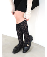 縫製レースハイカット