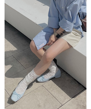 縫製レースハイカット