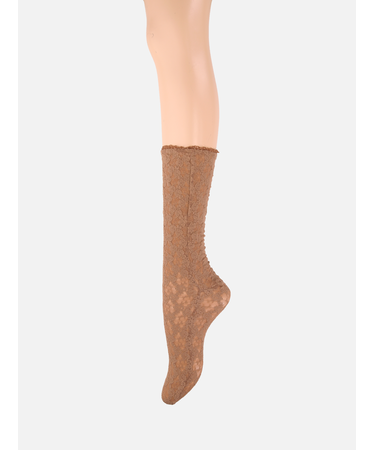 縫製レースハイカット