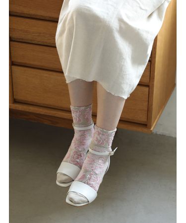 フルールフロートショートソックス