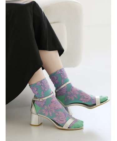 フルールフロートショートソックス