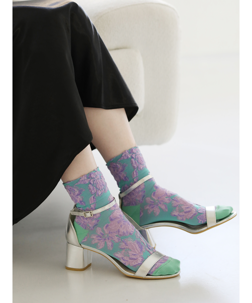 フルールフロートショートソックス