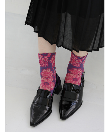 フルールフロートショートソックス