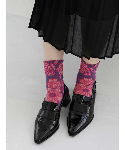 フルールフロートショートソックス