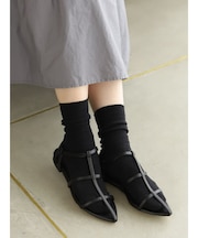 【WEB限定】すっきり細見え1×1リブソックス