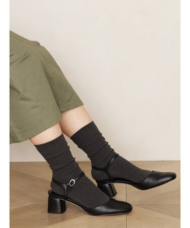 【WEB限定】すっきり細見え1×1リブソックス