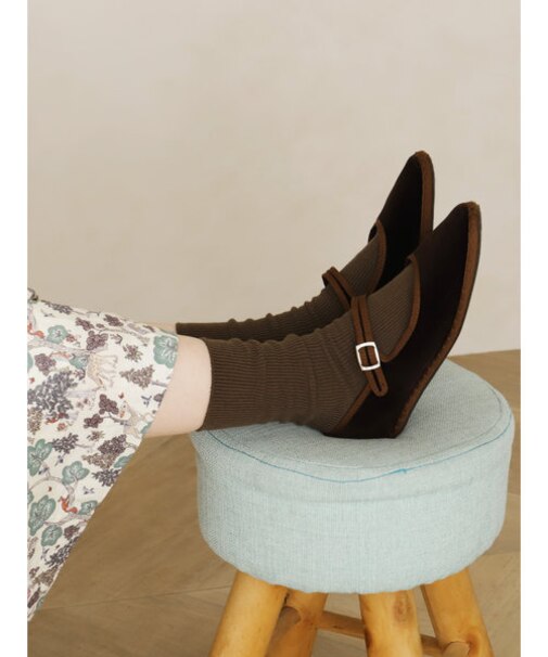 【WEB限定】すっきり細見え1×1リブソックス