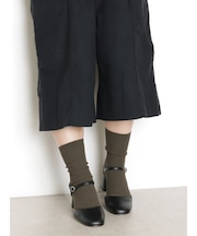 【WEB限定】すっきり細見え1×1リブソックス