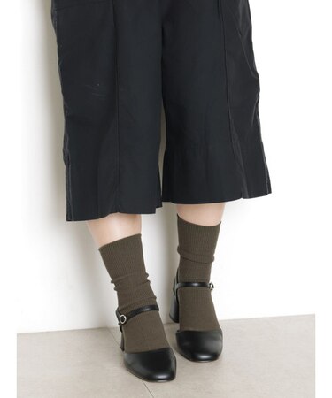 【WEB限定】すっきり細見え1×1リブソックス