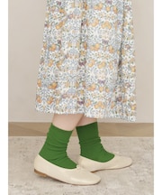 【WEB限定】すっきり細見え1×1リブソックス